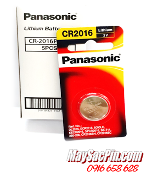 Panasonic CR2016 _Pin 3v lithium Panasonic CR2016 chính hãng _Vỉ 1viên